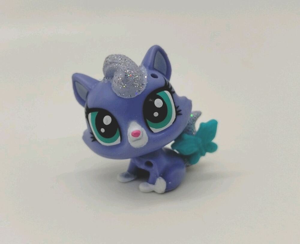 Littlest Pet Shop LPS #4149 Ziza Glitterton Pet Party Spectaular mini Cat